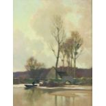 Alexandre Jacob (1876-1972) - Two oil paintings - "Etude Temps Gris",