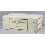 Twelve bottles of Moët & Chandon Non-Vintage Champagne