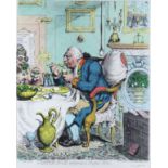 20th Century School after James Gillray (1756-1815) - Five limited edition coloured prints -