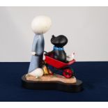 DOUG HYDE (b.1972) LIMITED EDITION MIXED MEDIA SCULPTURE ?Daisy Trail?, (60/95) Unsigned 11 ¼? (28.