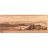 SAMUEL & NATHANIEL BUCK COPPER PLATE ENGRAVING ?The South-West prospect of Ipswich, in the County of