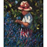SHEREE VALENTINE DAINES (b.1959) ARTIST SIGNED LIMITED EDITION COLOUR PRINT ?Picking Bluebells?, (