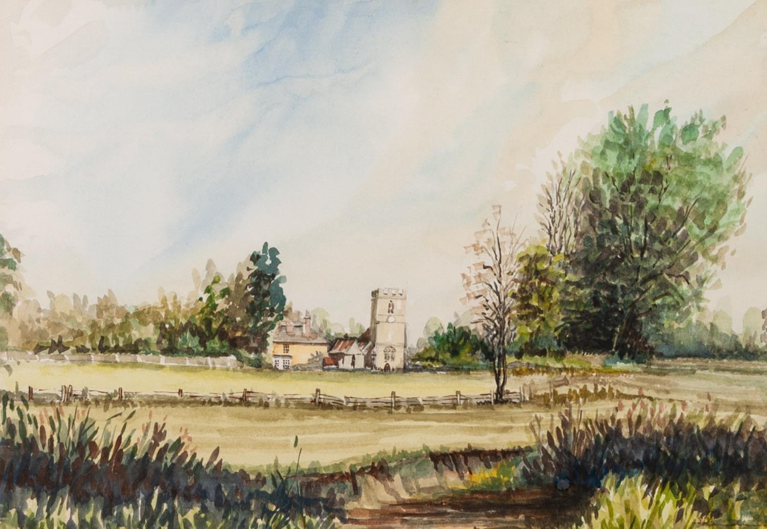 SYDNEY RENDLE (TWENTIETH/ TWENTY FIRST CENTURY) PAIR OF WATERCOLOUR DRAWINGS ?Ingham Church, - Image 2 of 2