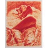 TREVOR NEAL (b.1947) ARTIST SIGNED LIMITED EDITION COLOUR PRINT Female nude, ?Morning?, (3/350)