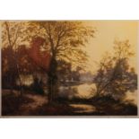 JEAN JOSEPH CHABRIDON (NINETEENTH/ TWENTIETH CENTURY) PAIR OF AQUATINTS ?Morning in the