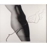 JOHN SWANNELL (b.1946) ARTIST SIGNED LIMITED EDITION PRINT ?Nude and Twig?, (3/50) Signed and