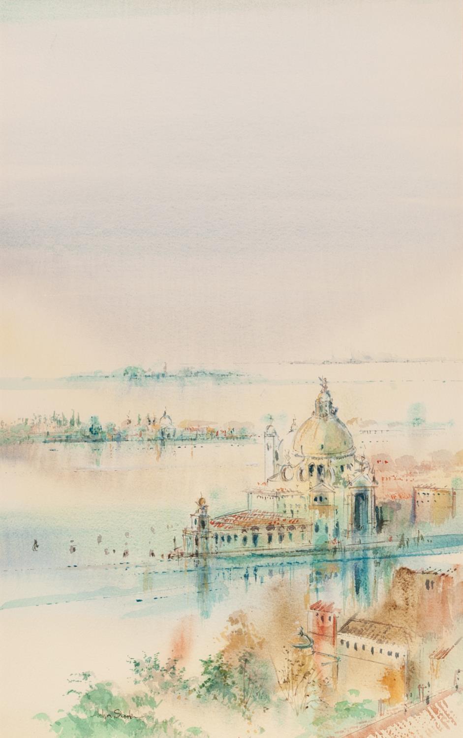 JOHN SHOOTER (MODERN) PAIR OF WATERCOLOUR DRAWINGS Venetian scenes Signed 19 ½? x 12 ¼? (49.5cm x - Image 2 of 2