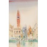 JOHN SHOOTER (MODERN) PAIR OF WATERCOLOUR DRAWINGS Venetian scenes Signed 19 ½? x 12 ¼? (49.5cm x