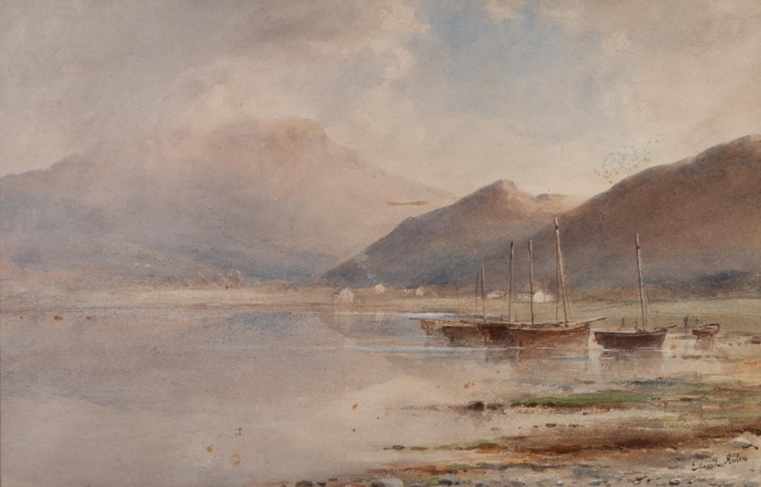 EDWARD ARDEN (1848-1909) WATERCOLOURS, A PAIR Highland landscape and Highland landscape with