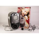 EASY KARAOKE-PORTABLE CD+G KARAOKE MACHINE WITH DIGITAL VIDEO AND TV MONITOR, boxed, together with