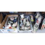 LARGE QUANTITY OF GARDEN GNOMES VARIOUS TO INCLUDE; CRAFT MADE, PAINTED PLASTIC, PLASTER AND PLASTIC