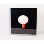DOUG HYDE (b.1972) WALL MOUNTED COLOURED RESIN SCULPTURE ?Smile? Unsigned 15 ¾? x 15 ¾? (40cm x