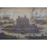 AFTER L.S. LOWRY FIVE COLOUR PRINTS ?An Island? Unsigned 16 ½? x 22 ½? (42cm x 57cm), unframed, (5)