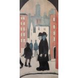 L.S. LOWRY(1887 - 1976) ARTIST SIGNED LIMITED EDITION COLOUR PRINT 'Two Brothers' Guild