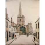 L S LOWRY (1887-1976) ARTIST SIGNED LIMITED EDITION COLOUR PRINT limited edition Burford C