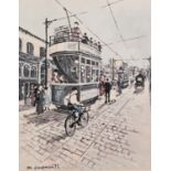 MARGARET CHAPMAN (1940-2000) PAIR OF ARTIST SIGNED COLOUR PRINTS Bygone street scenes, one with