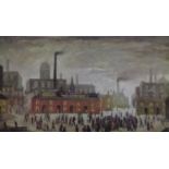 AFTER L.S. LOWRY FIVE COLOUR PRINTS ?An Accident? Unsigned, published by Magnus Prints 12? x