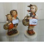 TWO W. GEOBEL HUMMEL FIGURINES