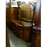 SHRAGER ?MASTERPIECE FURNITURE? ART DECO PART BEDROOM SUITE OF THREE PIECES, VIZ A GENT?S FITTED