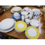 QUANTITY OF CONTINENTAL CERAMICS TO INCLUDE; VILLEROY AND BOCH 'SWITCH' GERMANY, VILLEROY AND