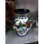 A 'MADE IN SWEDEN' POTTERY VASE