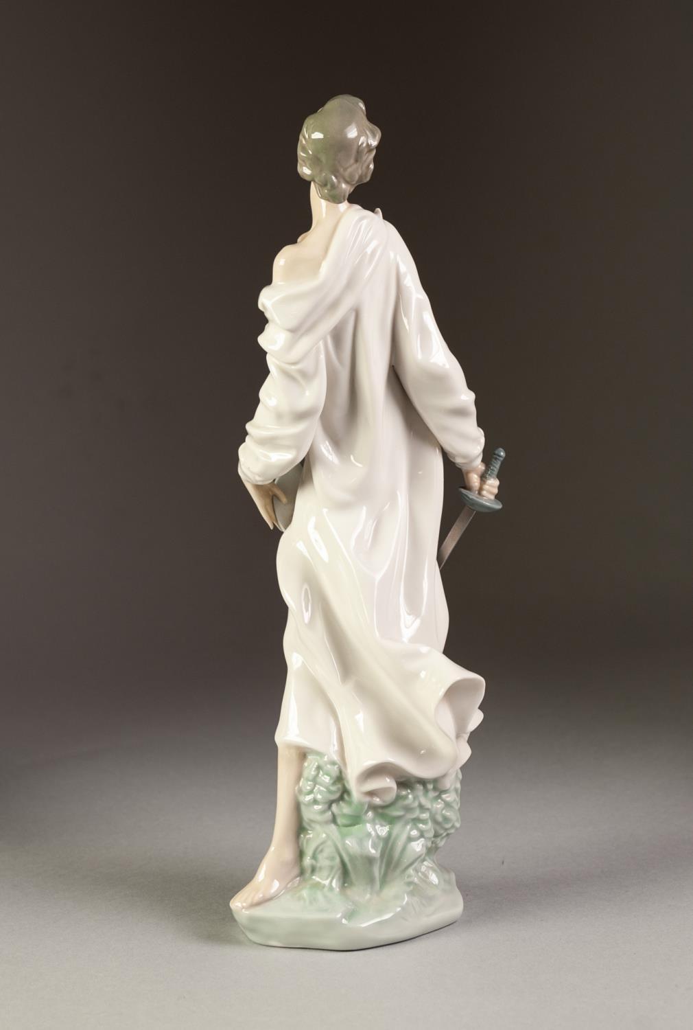 NAO PORCELAIN FIGURE OF DON QUIXOTE, 11 ½? (29.2cm) high, printed mark - Image 2 of 3