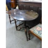 A GEORGE III MAHOGANY TEA TABLE, THE CIRCULAR TILT-TOP ON COLUMN STEM AND CABRIOLE TRIPOD BASE,