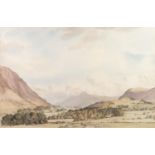 DAVID O P M HARRISON (20th Century) WATERCOLOUR 'The Vale of Lorton' Signed lower left, titled on