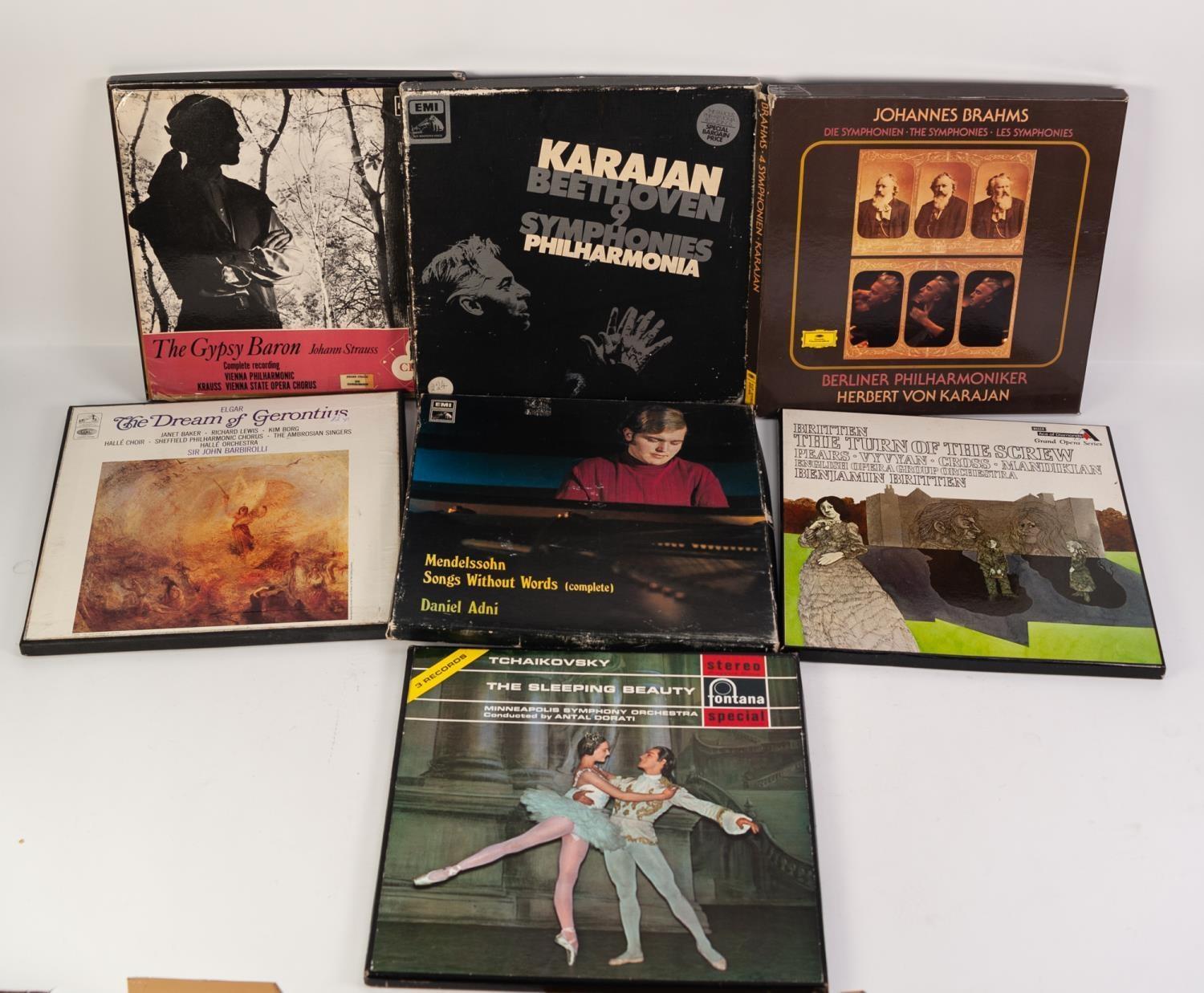 VINYL RECORDS, CLASSICAL BOX SETS. A selection of 29 box sets covering a mixture of classical