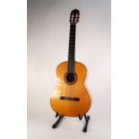 PACO MARIN, VALENCIA, MODEL 380, SIX STRING ACOUSTIC GUITAR, in HISCOX HARD BLACK CASE