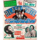 CIRCA 1960's/70's GOLDEN GARTER THEATRE - WYTHENSHAWE front of house poster THE BLACK & WHITE