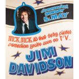 CIRCA 1960's/70's GOLDEN GARTER THEATRE - WYTHENSHAWE front of house poster JIM DAVIDSON and another