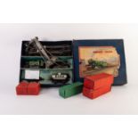 HORNBY TRAIN 'O' GAUGE BOXED CLOCKWORK GOODS TRAIN SET, including 0-4-0 tank locomotive (