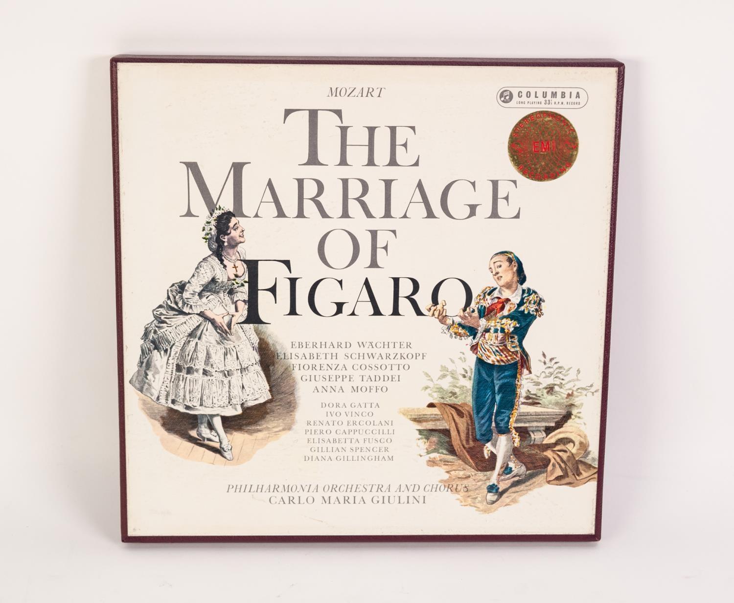 VINYL RECORDS, CLASSICAL BOX SET. MOZART- The Marriage of Figaro, Columbia (SAX 2381-2384). Original