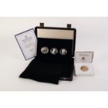 WESTMINSTER COLLECTION - PRINCESS DIANA 50th BIRTHDAY THREE COIN LIMITED EDITION SET, to include