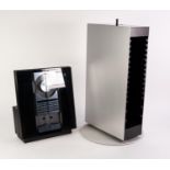 BANG & OLUFSEN BEOSOUND OUVERTURE CD/RADIO AND CASSETTE TAPE PLAYER, ON CD STAND, together with a