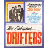 CIRCA 1960's/70's GOLDEN GARTER THEATRE - WYTHENSHAWE front of house poster THE DRIFTERS and another