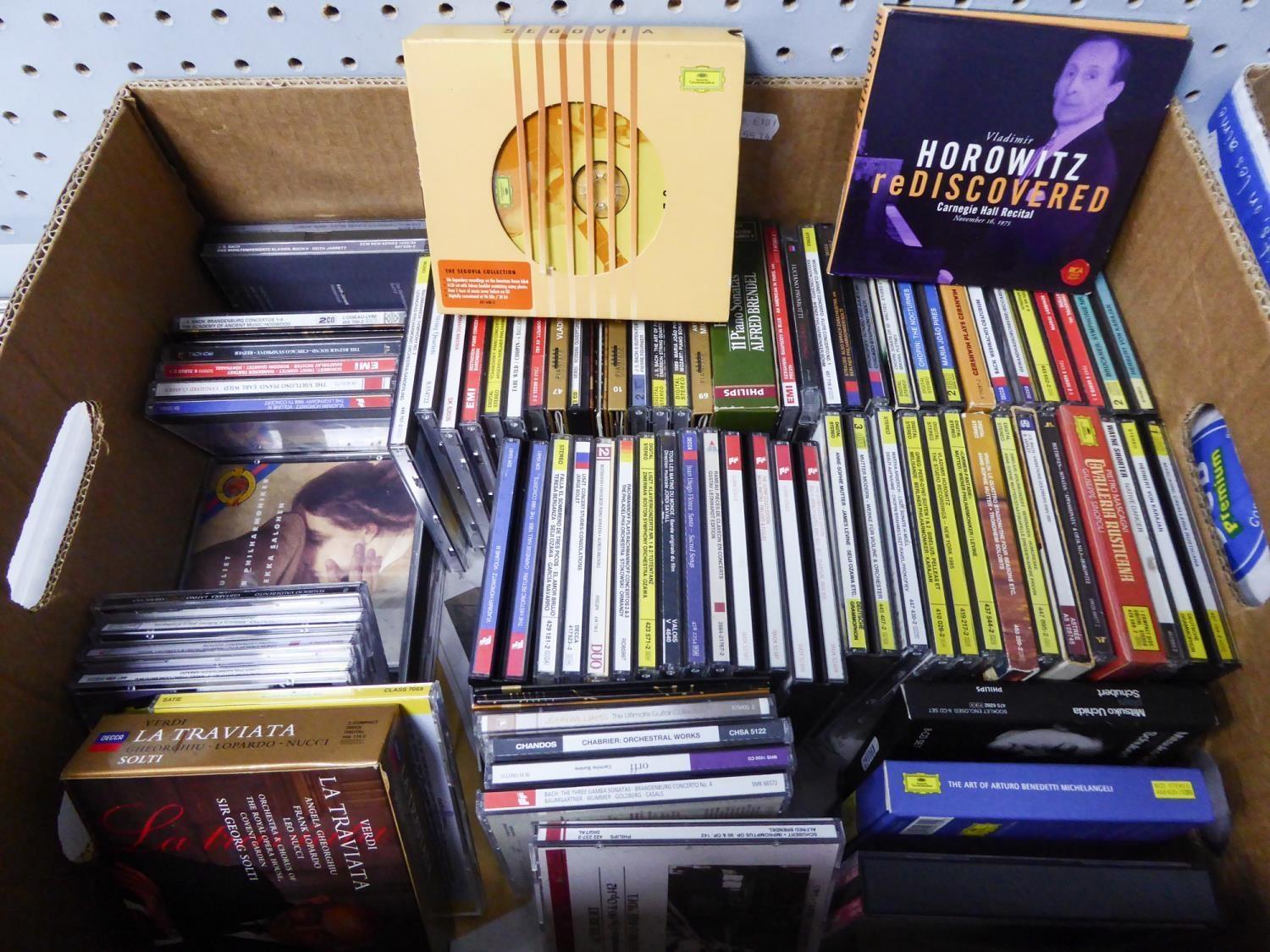 CLASSICAL MUSIC CDS- A quantity of approximately 80 cds, a diverse range of classical music genre,