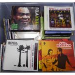 CDS-AFRICAN MUSIC- A quantity of approximately 70 cds of mainly African music, Highlife etc. Various