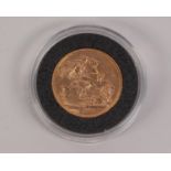 VICTORIAN GOLD SOVEREIGN 1899, old head (VF)