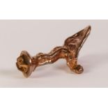 COPPER ALLOY ROLLS ROYCE SPIRIT OF ECSTASY CAR MASCOT not attached 5" (12.5) high overall