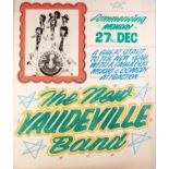 CIRCA 1960's/70's GOLDEN GARTER THEATRE - WYTHENSHAWE front of house poster SHOWADDYWADDY and