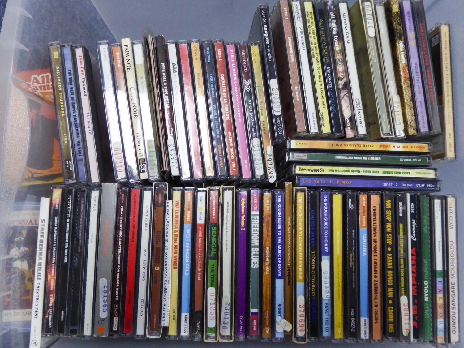 CDS-AFRICAN MUSIC- A quantity of approximately 70 cds of mainly African music, Highlife etc. Various - Image 2 of 2