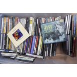 MUSIC CDS- A quantity of approximately 80 cds, mixed genre, Folk, Rock Blues . Various labels and