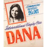 CIRCA 1960's/70's GOLDEN GARTER THEATRE - WYTHENSHAWE front of house poster DANA and another MARTI