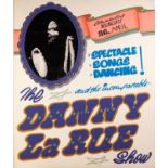 CIRCA 1960's/70's GOLDEN GARTER THEATRE - WYTHENSHAWE front of house poster DANNY La RUE and another
