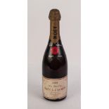 SINGLE BOTTLE OF 1928 DRY IMPERIAL MOET & CHANDON CHAMPAGNE