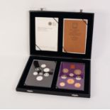 ROYAL MINT BOXED SILVER PROOF AND PROOF UNITED KINGDOM COIN SETS 2008 and 1970 respectively, viz