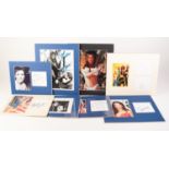 SELECTION OF AUTOGRAPHED MAINLY COLOUR IMAGES POP STARS, GROUPS, CELEBRITIES includes Tremeloes,