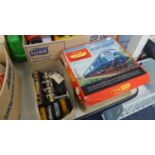 TRIANG HORNBY BOXED 'THE BLUE PULLMAN' 00 ELECTRIC TRAIN SET of three pieces, good, box fair but